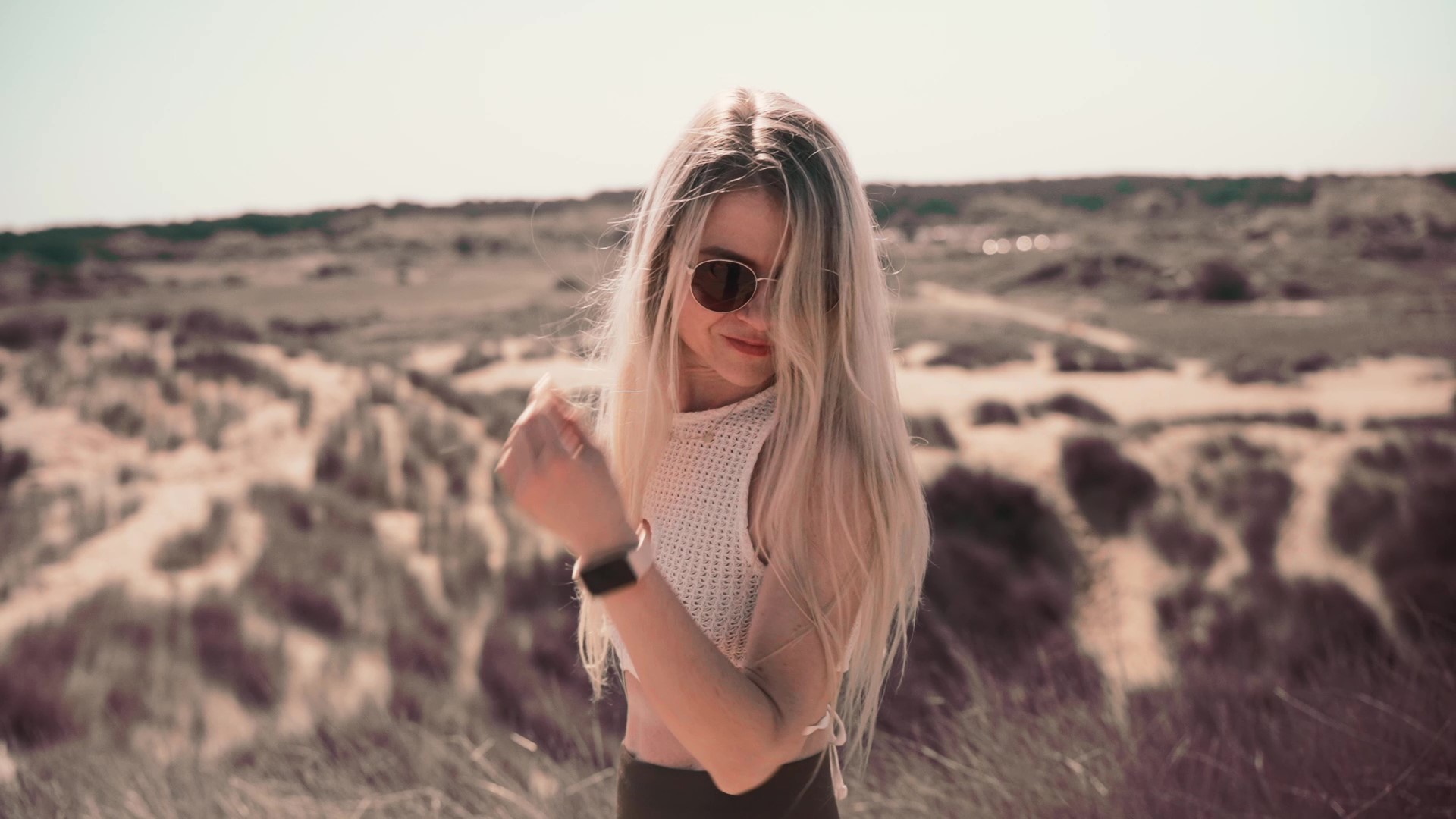 Cinematic videography in slow motion on the Formby Beach between Southport and Liverpool, captured by Polish videographer Konrad Lato.